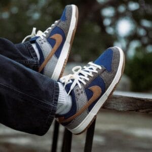 Premium Quality SB Dunk Low - Midnight Navy Ale Brown