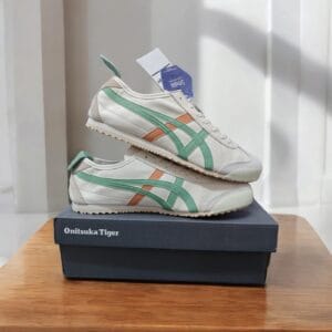 Onitsuka Tiger Mexico 66 in Cream Green Orange