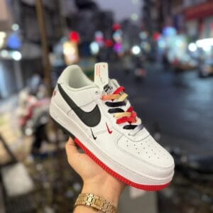 air force 1 low chicago bulls white red black
