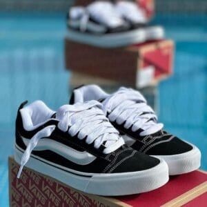 Vans KNU Skool Black White